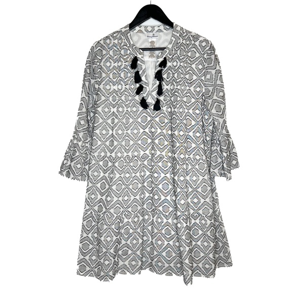 Tommy Bahama Black and White Mini Dress - Picture 2 of 6
